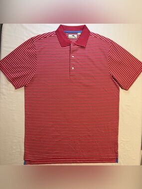 Alister MacKenzie Men’s Striped Golf Polo Shirt Size M